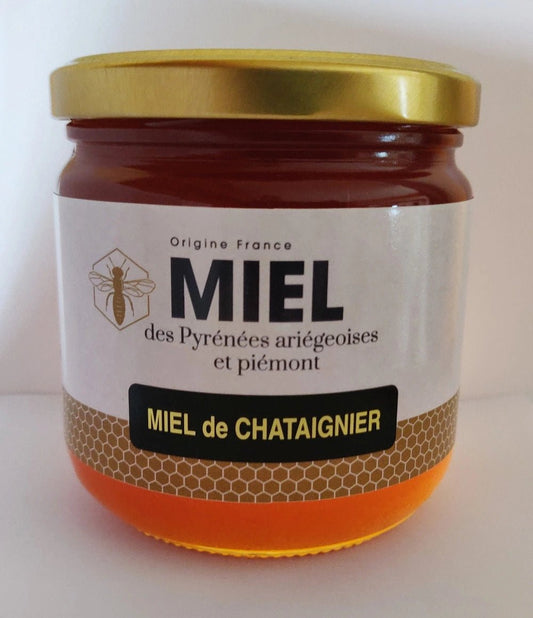 Miel de châtaignier 500g (liquide) - Pierre W. Aoun apiculteur